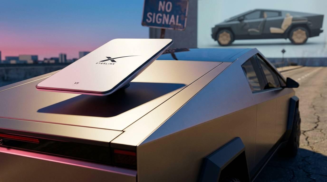 Tesla et Starlink : une intégration dans le Cybercab entre opportunité technique et stratégie commerciale